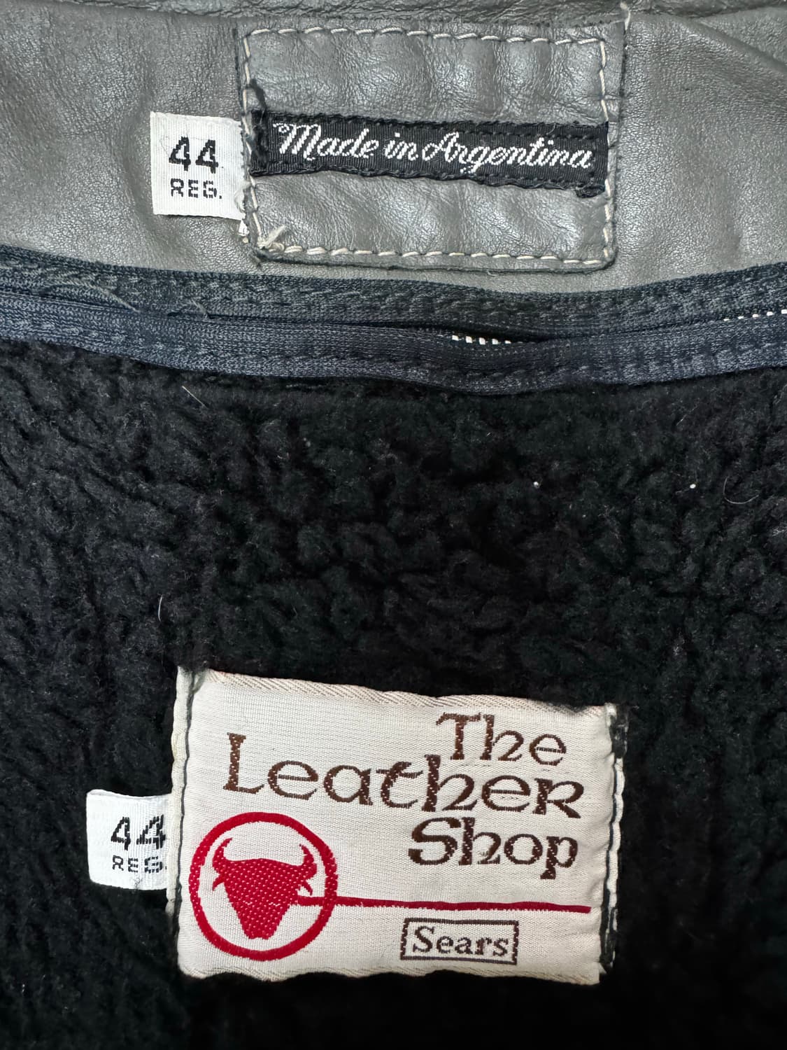 80s sears(the leather shop)웨스턴 레더자켓 44 상품이미지6