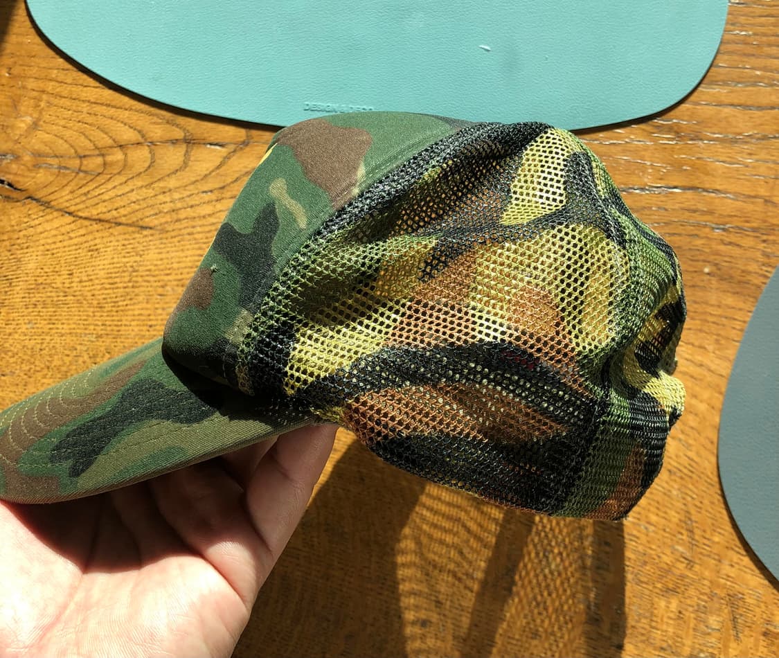 90s 스투시 카모 트러커 모자 상품이미지3