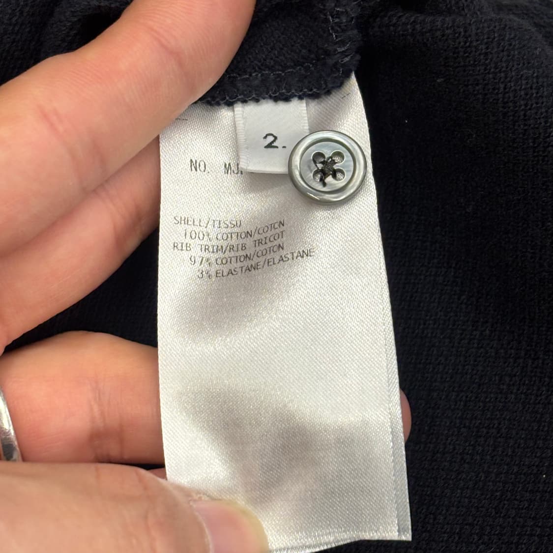 2 톰브라운 네이비 카라티셔츠 상품이미지5