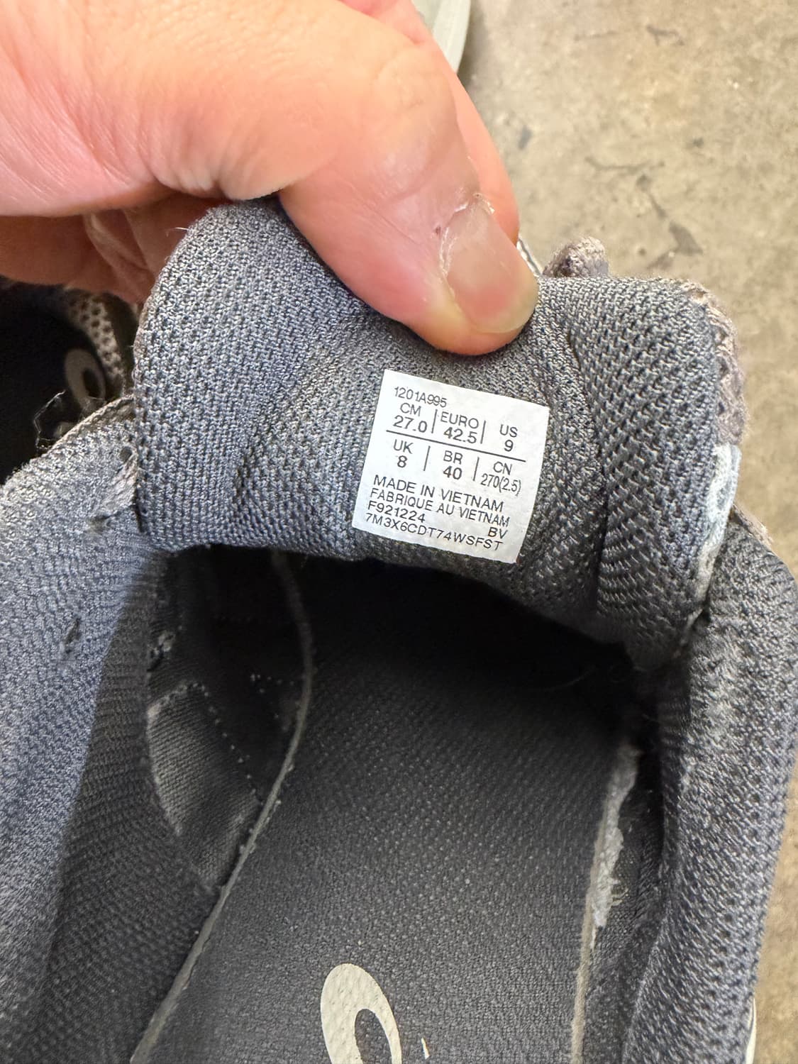 아식스 젤-1130 운동화 270mm 상품이미지8