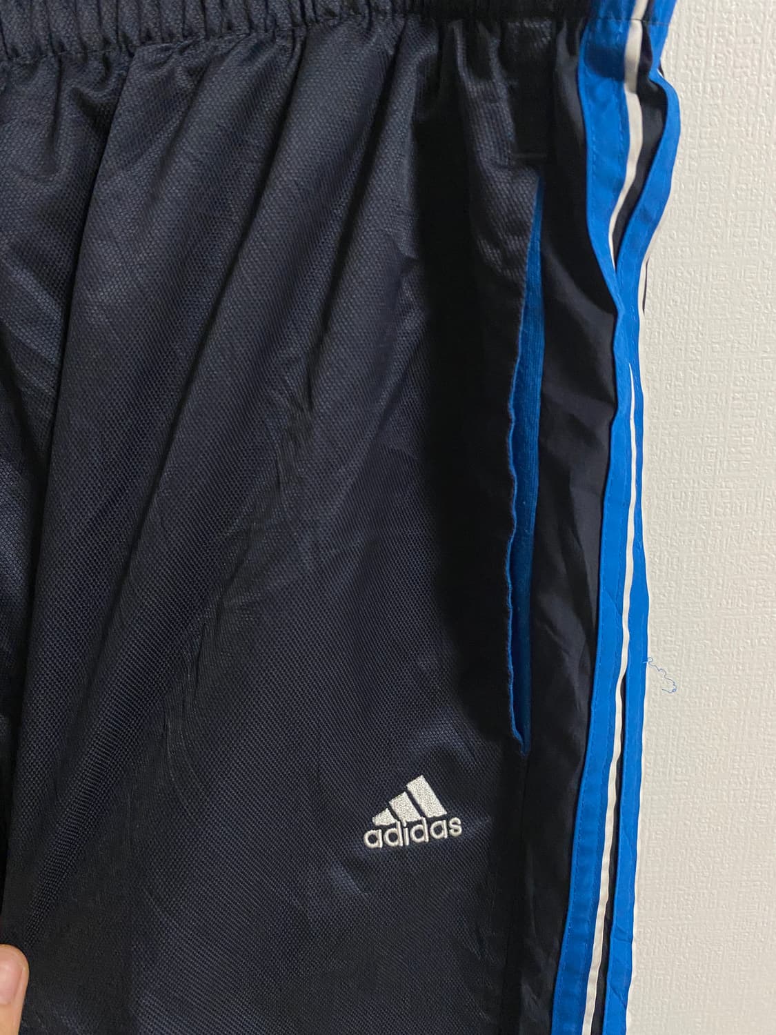 (36)90s 아디다스 올드스쿨 와이드핏 기모 트랙 팬츠 상품이미지2