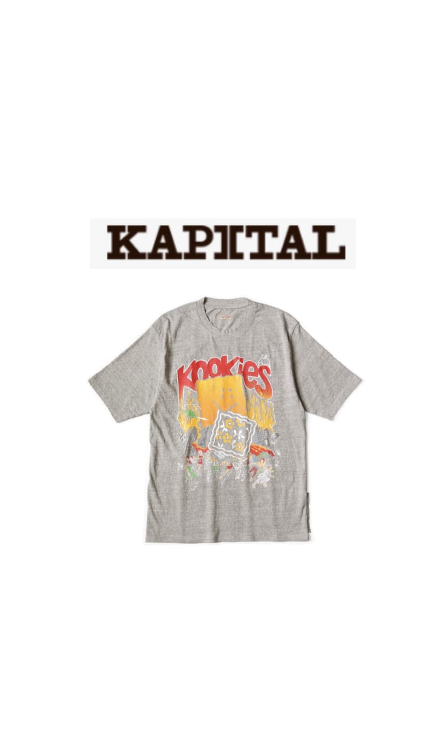 [105] KAPITAL 캐피탈 TOP 천축 크루 25ss 상품이미지1