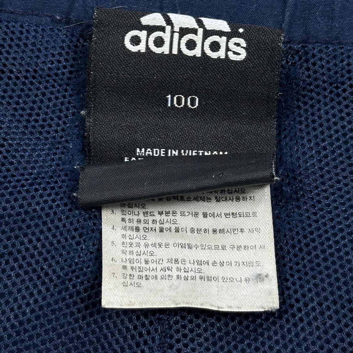 아디다스 오리지널 네이비 우븐 반바지 팬츠 (L) 상품이미지3