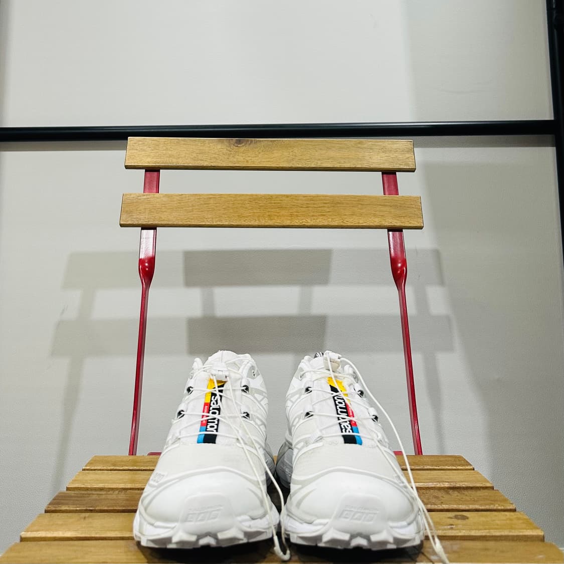 250) 살로몬 운동화 남녀공용 XT-6 화이트 트레일 러닝화 상품이미지2