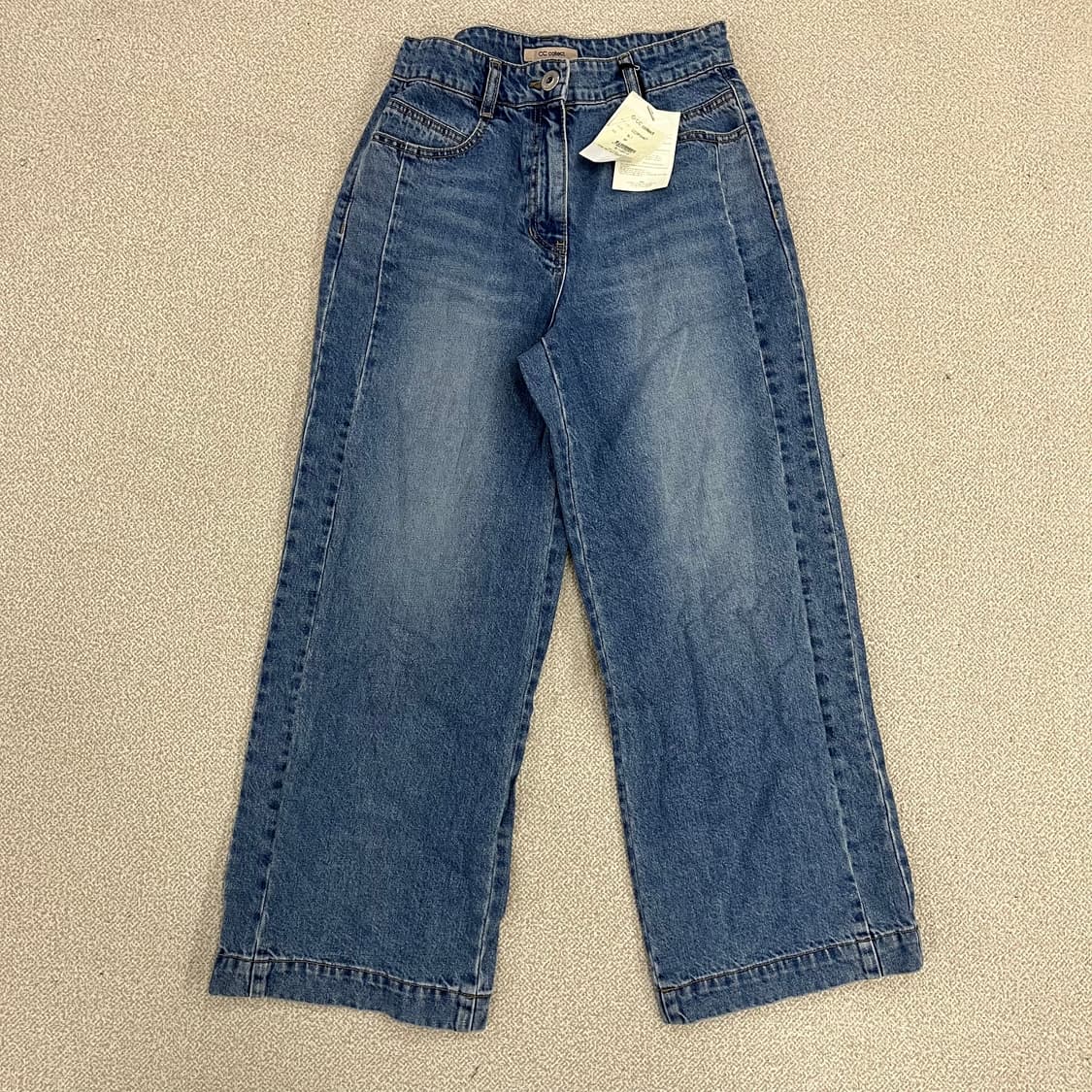 66 새상품 씨씨콜렉트 와이드 데님 0210M 상품이미지1