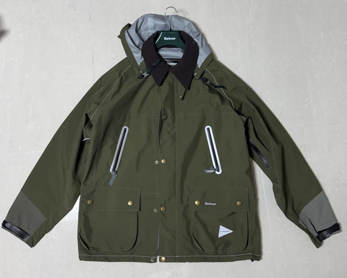 바버 앤드원더 3L 비데일 자켓(XL, 올리브) 상품이미지4