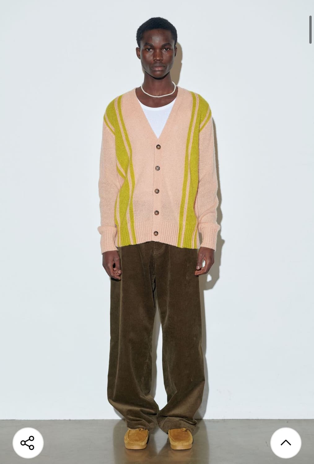 스컬프터 코듀로이 워크팬츠 브라운 L 상품이미지2