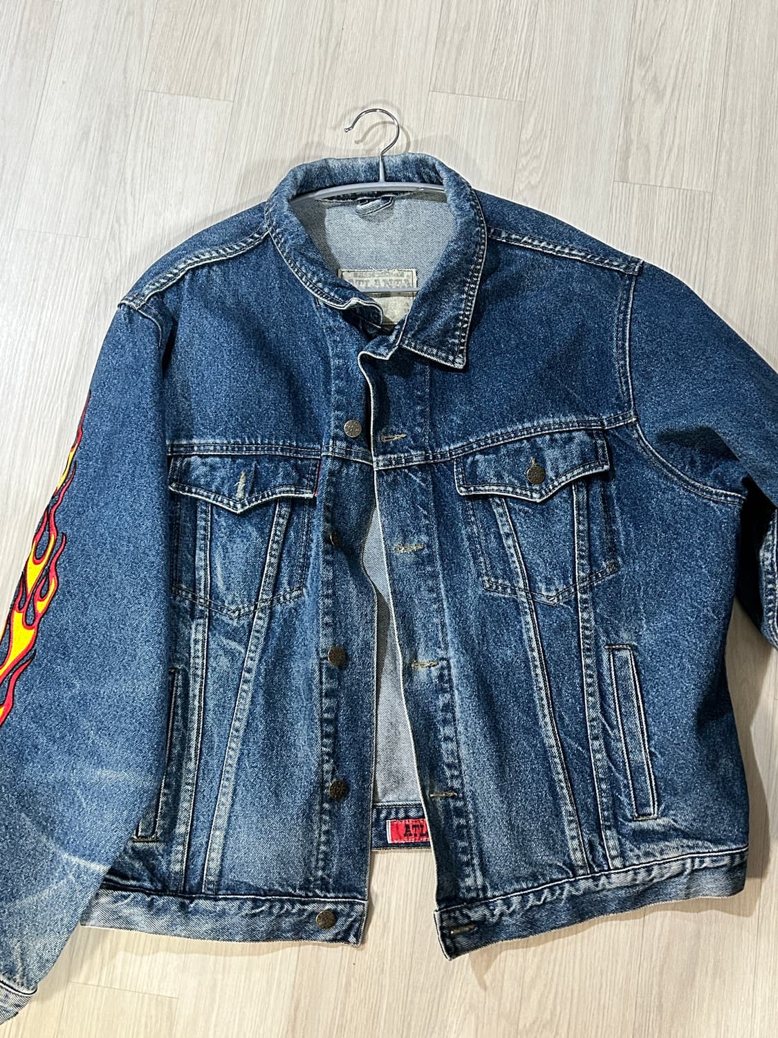 자수 데님 지켓 빈티지 상품이미지1