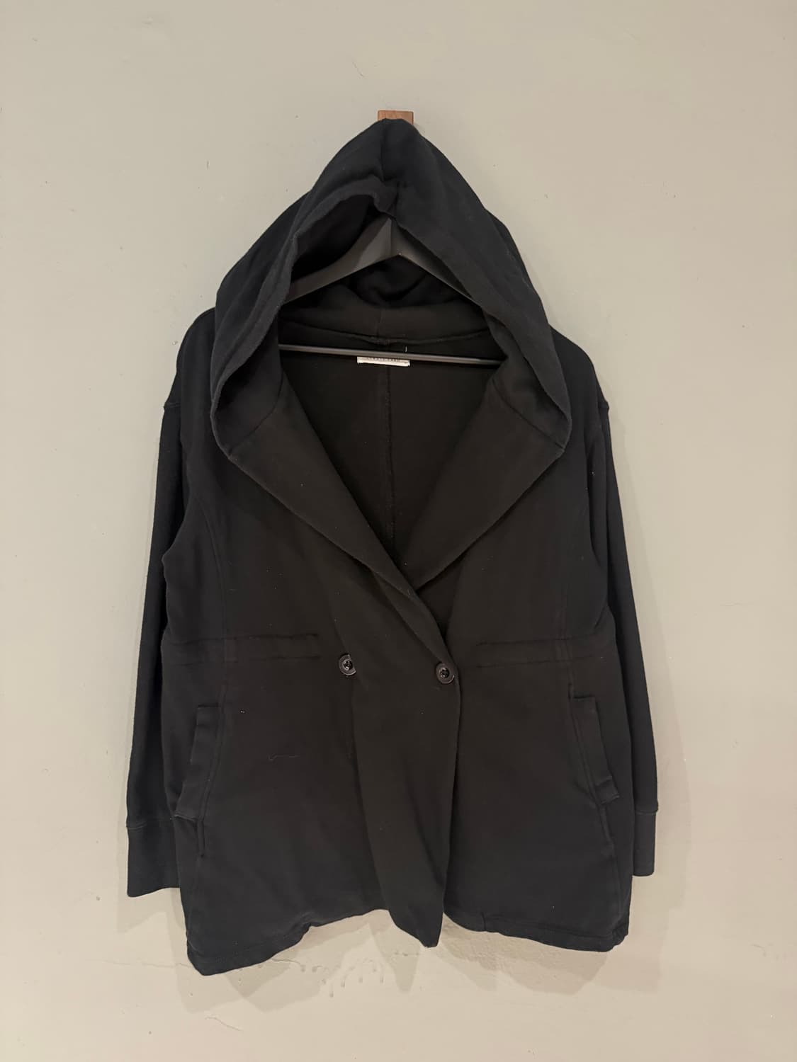 big hood double button cardigan 상품이미지4