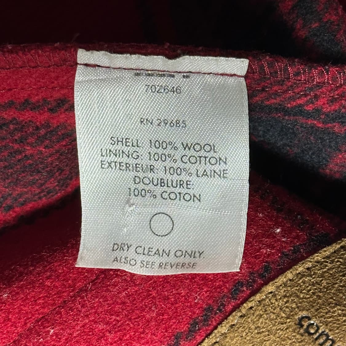 L 펜들턴 맥키노 체크 울 자켓 상품이미지6