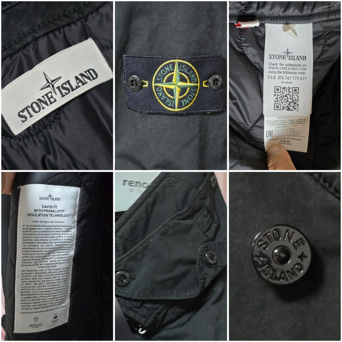 스톤 아일랜드 데이비드 TC 다운패딩 코트/105 상품이미지4
