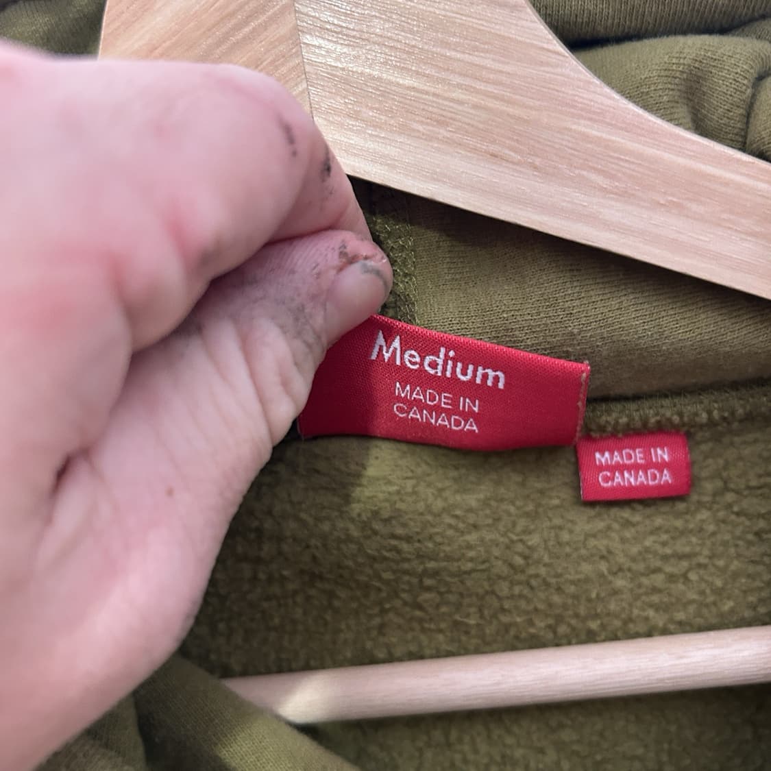 SS17 슈프림 슬리브 아크 후드티 올리브 상품이미지4