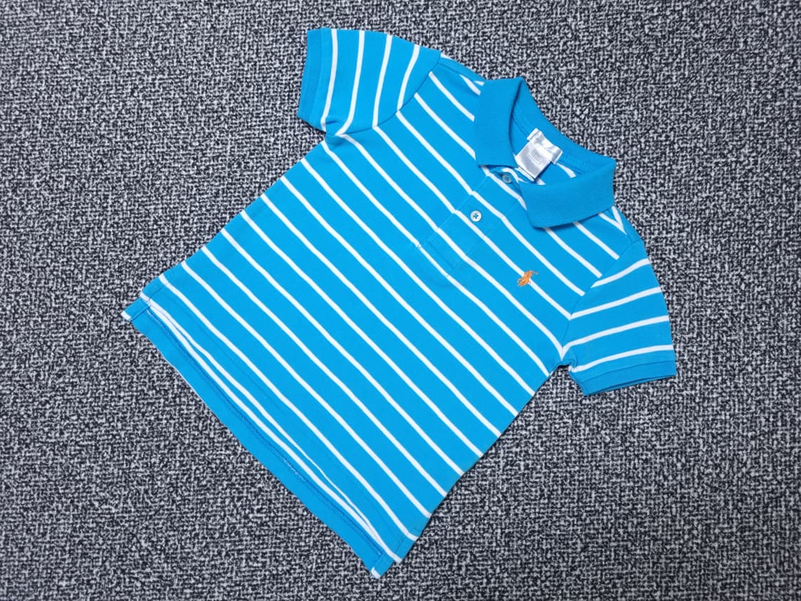 [무료배송][90]폴로 키즈 스트라이프 반팔티 카라티 상품이미지3