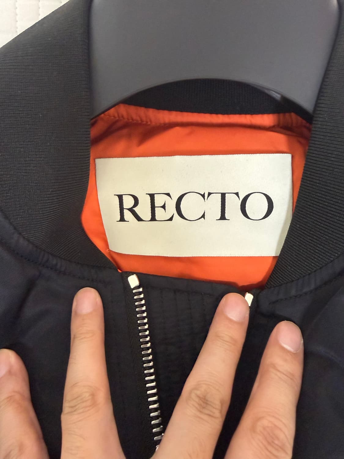 (24FW)렉토 ma-1 나일론 다운 항공 점퍼 상품이미지3