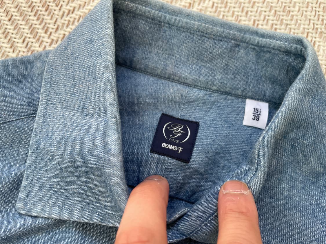 Beams 빔즈 샴브레이 셔츠  J04145 상품이미지4