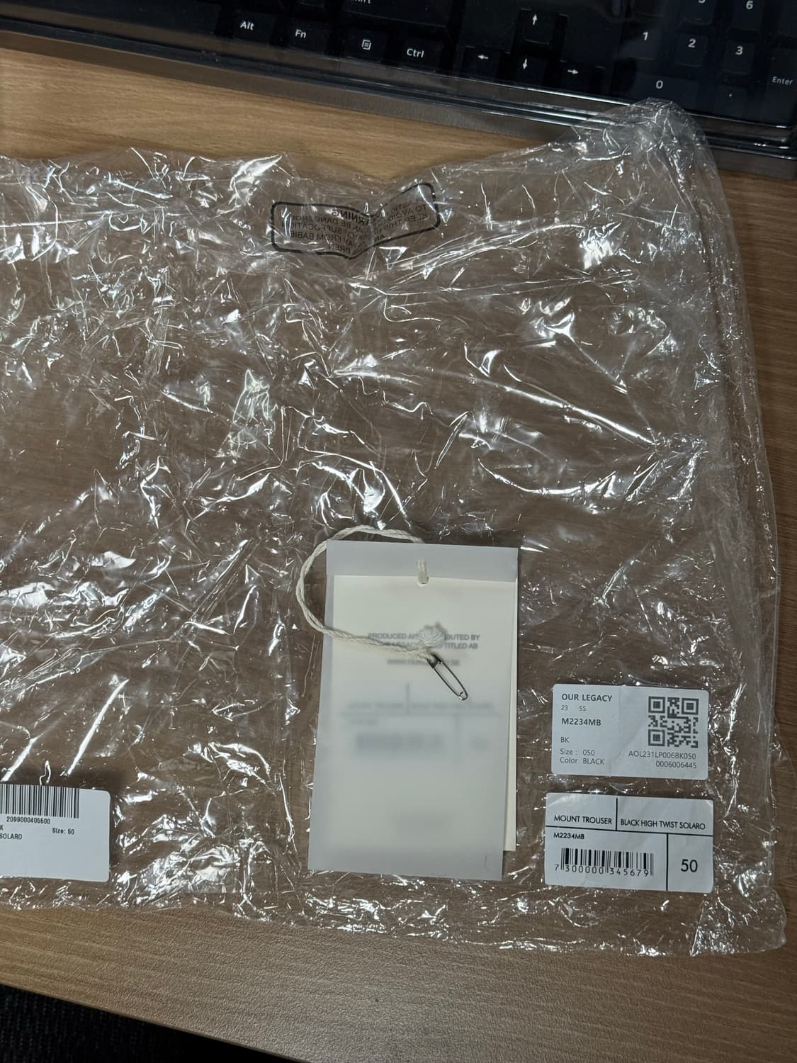 [50]아워레가시 마운트 카고 트라우저 블랙 하이 트위스트 솔라로 상품이미지4