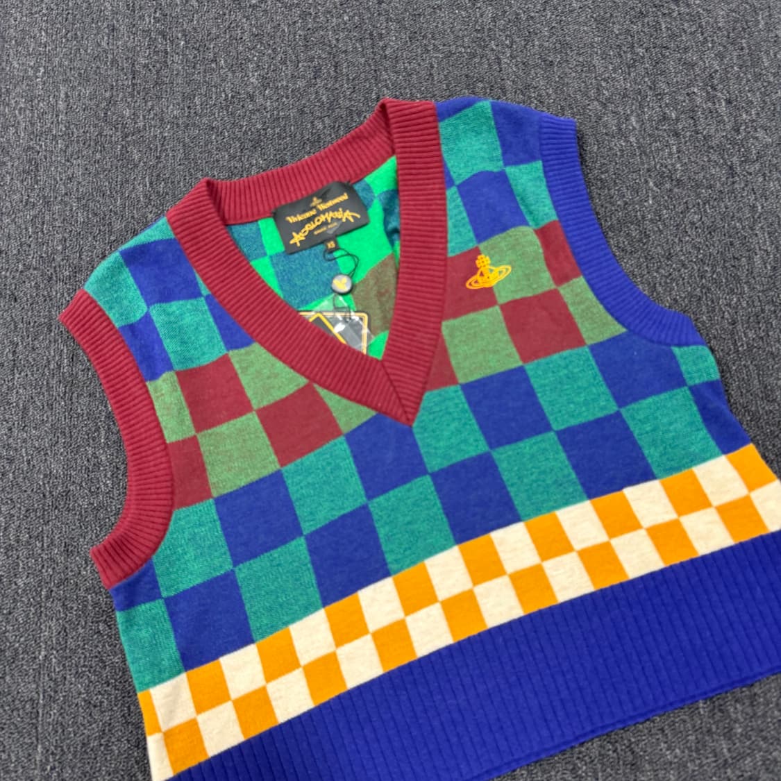 비비안웨스트우드 앵글로매니아 니트 베스트 조끼 상품이미지3