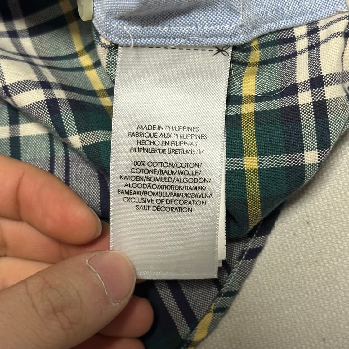 L 폴로랄프로렌 클래식핏 크레이지 패턴 코튼 셔츠 상품이미지5