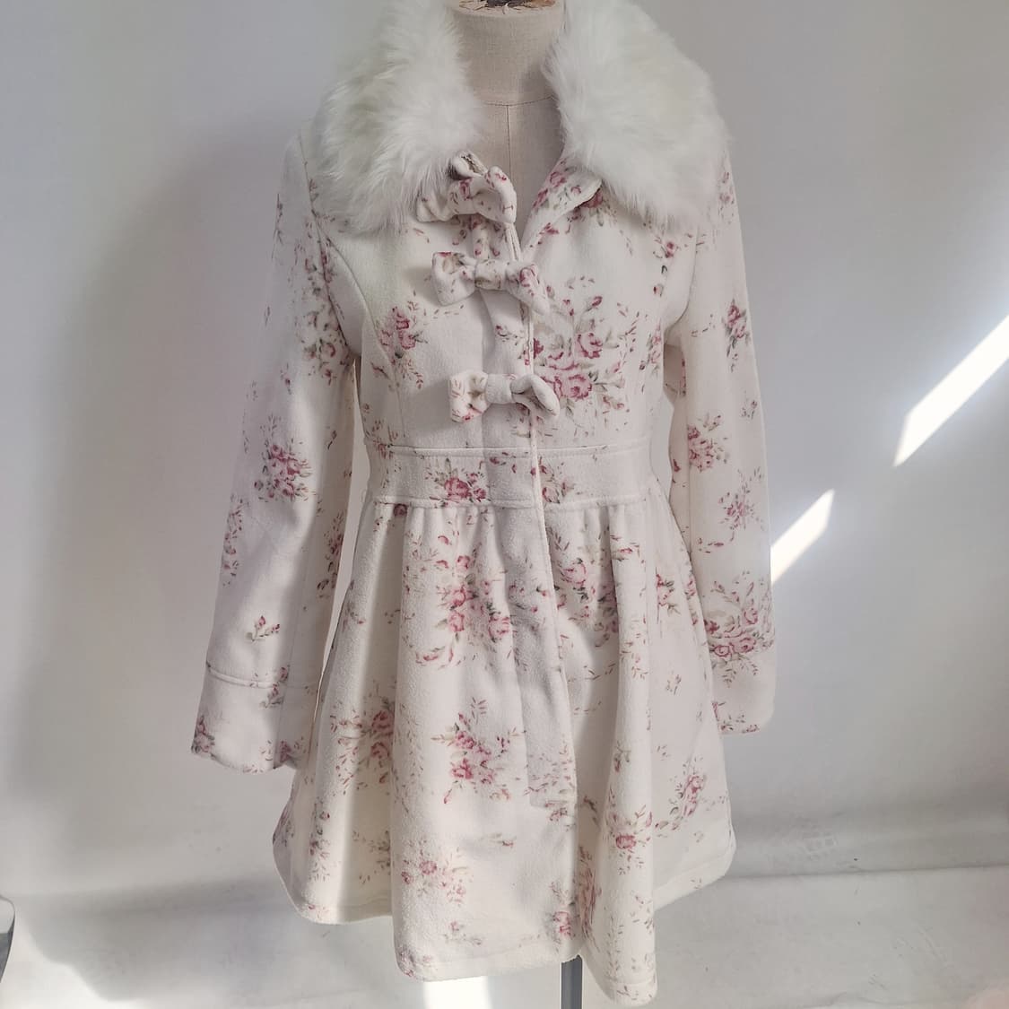 리즈리사 플로럴 코트 플라워 히메갸루 히메카지 일브 일본빈티지 러블리 상품이미지1