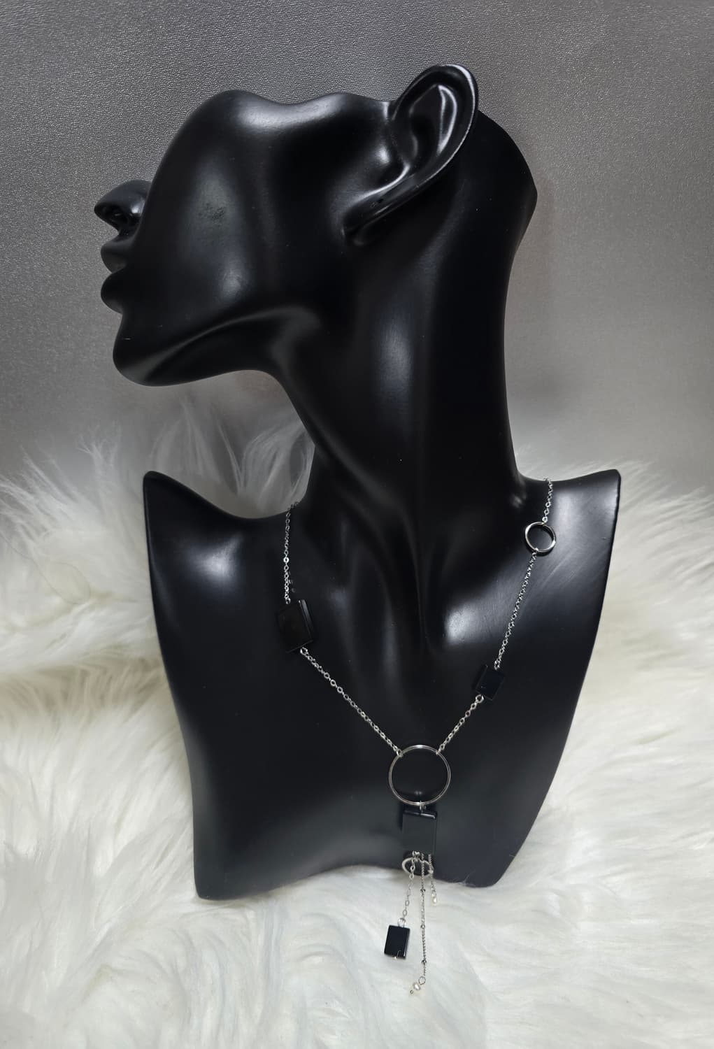 사긱 오닉스 링 목걸이 상품이미지1