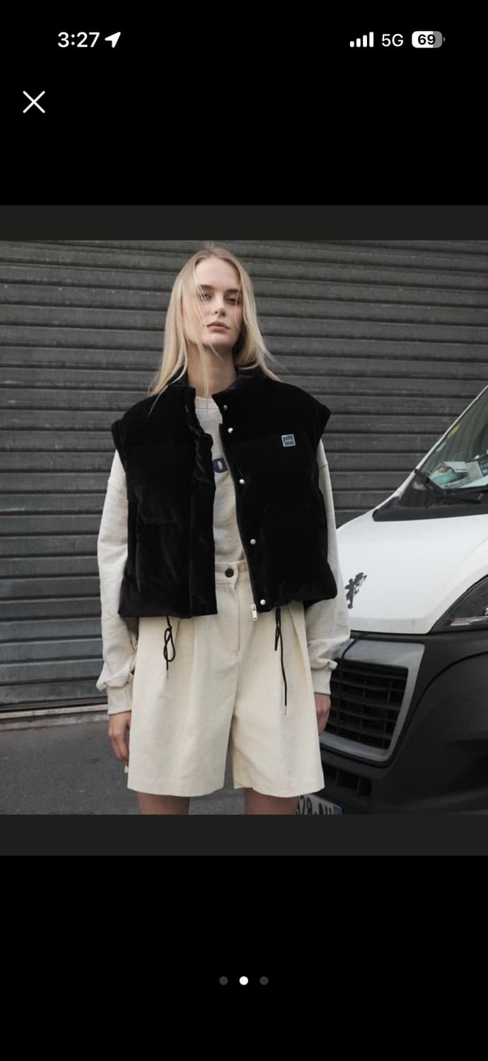 아노에틱 투웨이 벨벳 패딩 덕다운 상품이미지2