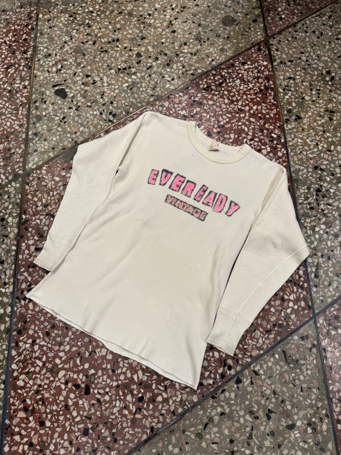 70s Health Knit 써멀 니트 (L) 상품이미지2