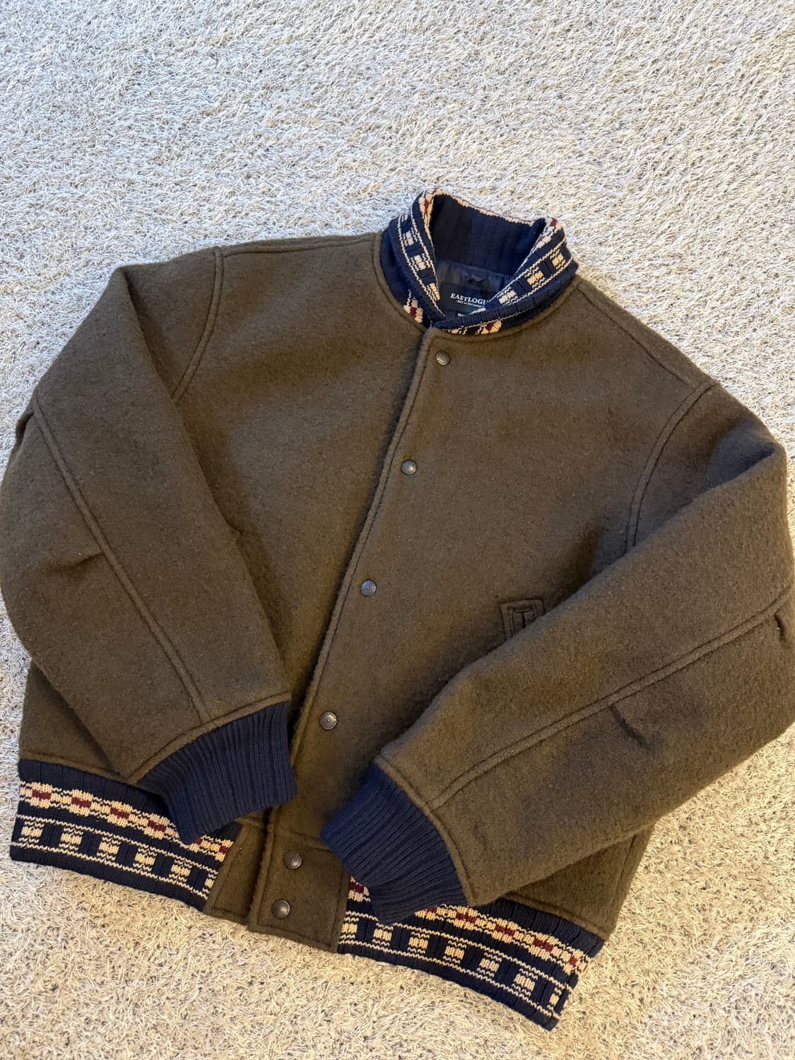 이스트로그 테디 울 블루종 m 상품이미지1