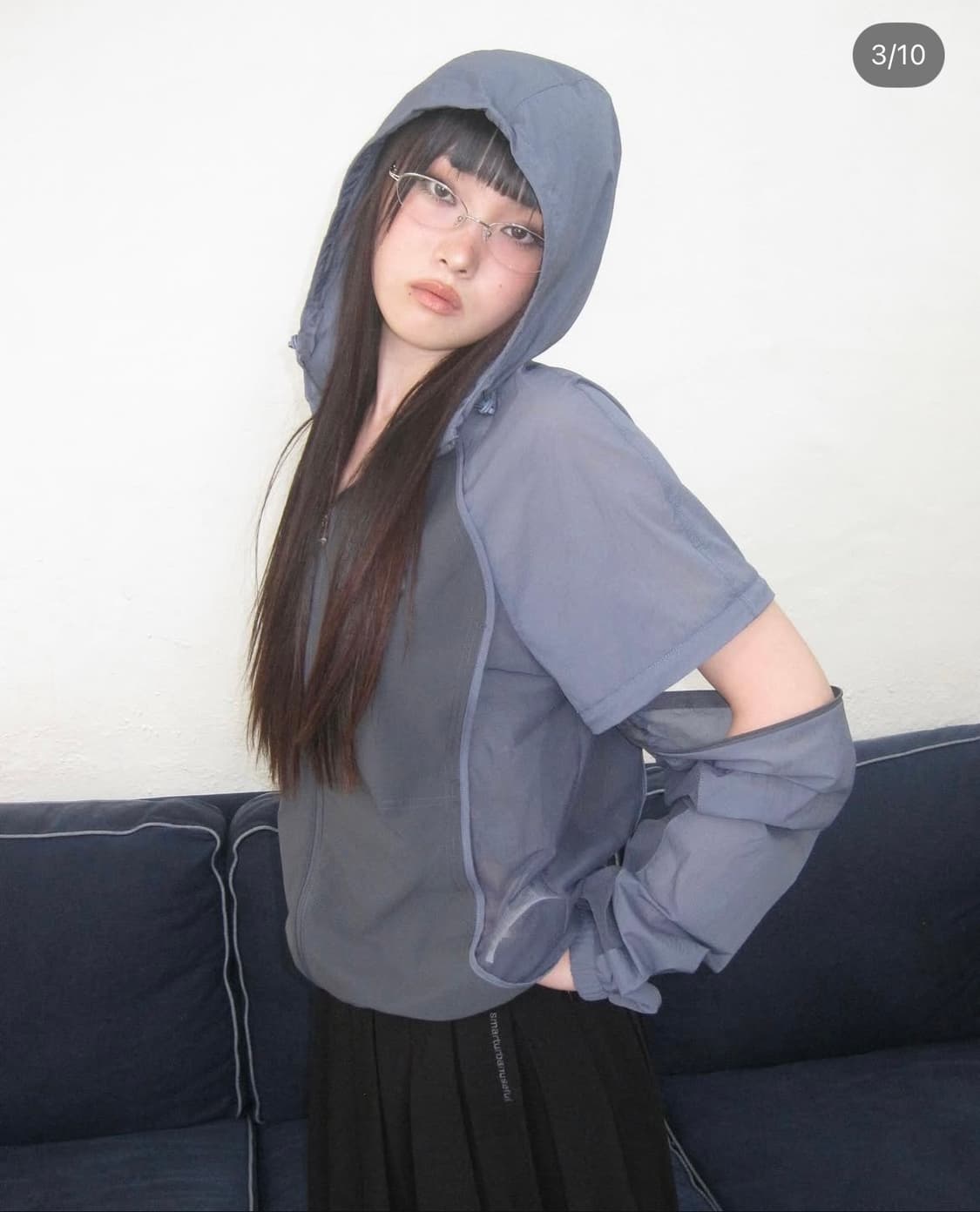 코이세이오 suu 시나모롤 펀칭 윈드브레이커 상품이미지2