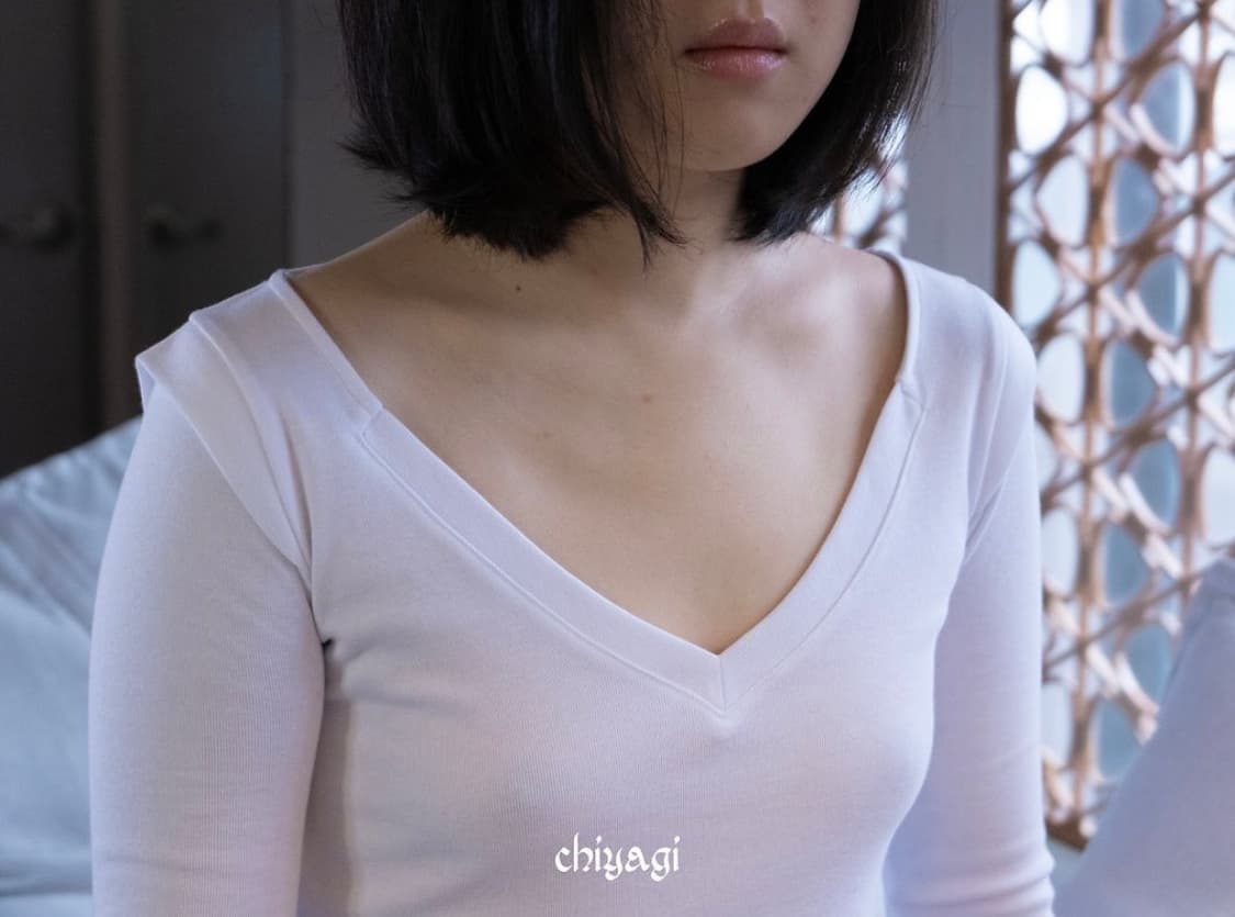 (구해요)Chiyagi wing rib tee (white) 상품이미지1