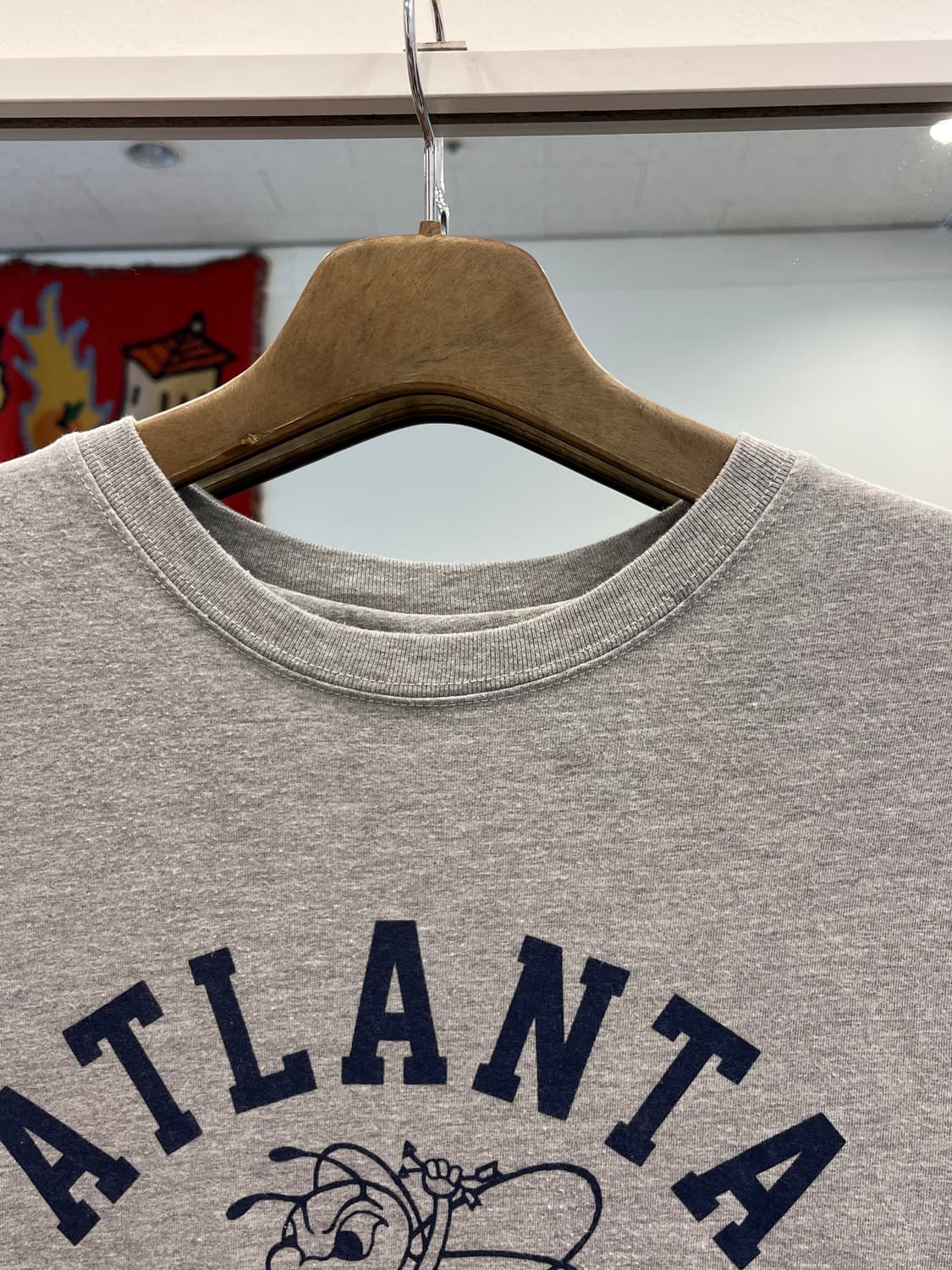 Vtg 빈티지 ATLANTA 프린팅 반팔 티셔츠 상품이미지3