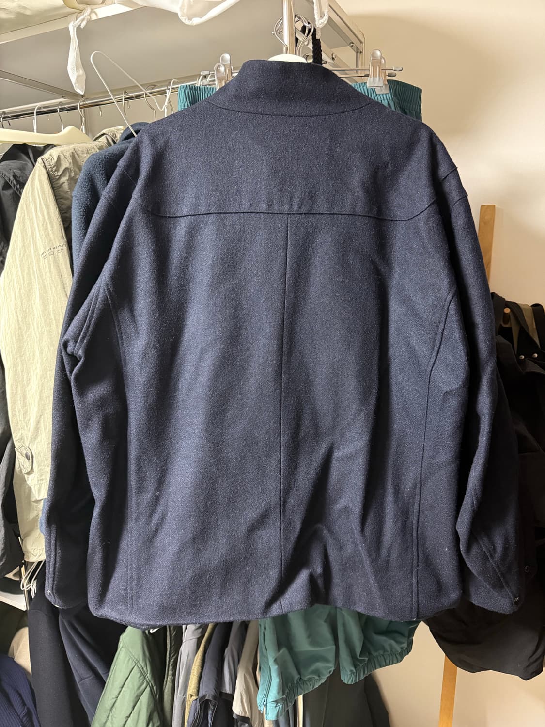 도큐먼트 울멜톤 아노락 자켓 네이비 XL 상품이미지4