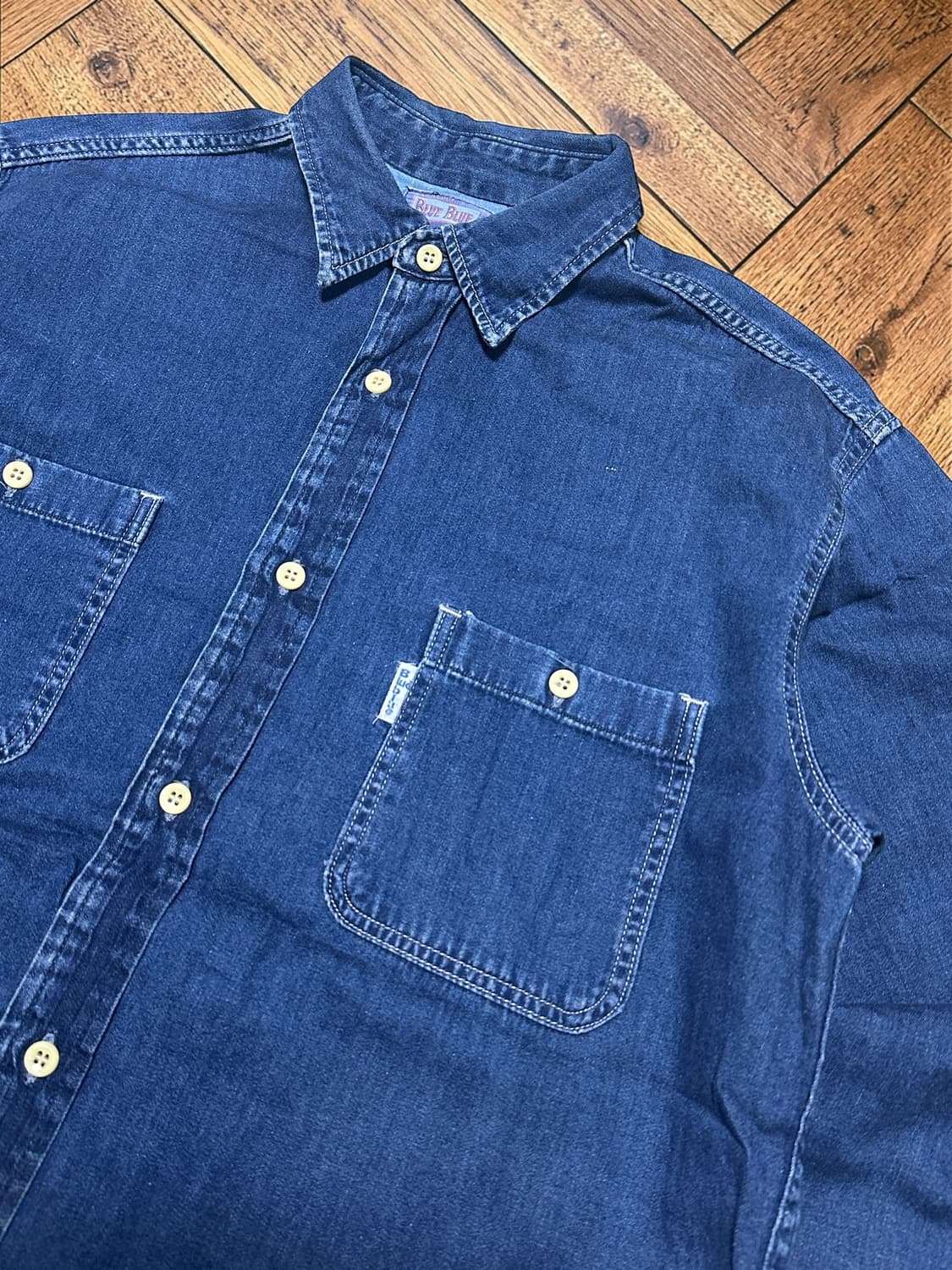 블루블루 재팬 인디고 데님 셔츠 상품이미지3