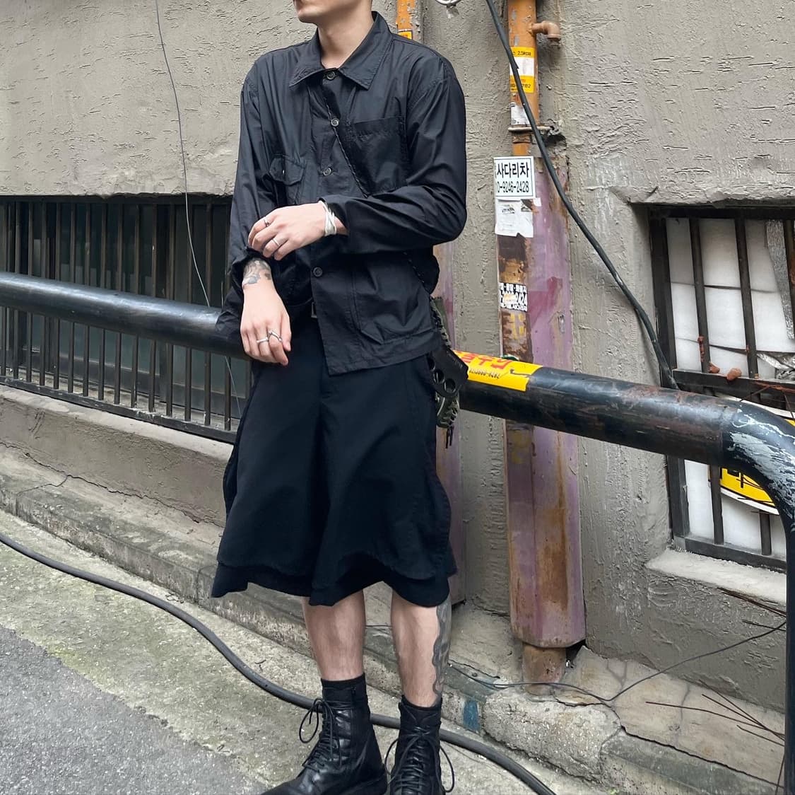 엔지니어드 가먼츠 x 차콜도쿄 포켓 나일론 셔츠 상품이미지8