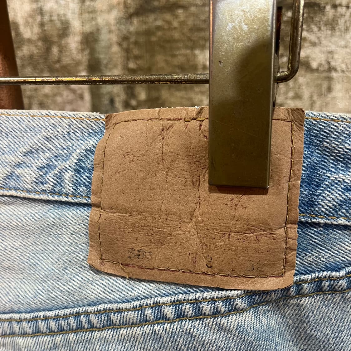 00s USA 리바이스 501 패치 데님 팬츠 상품이미지10