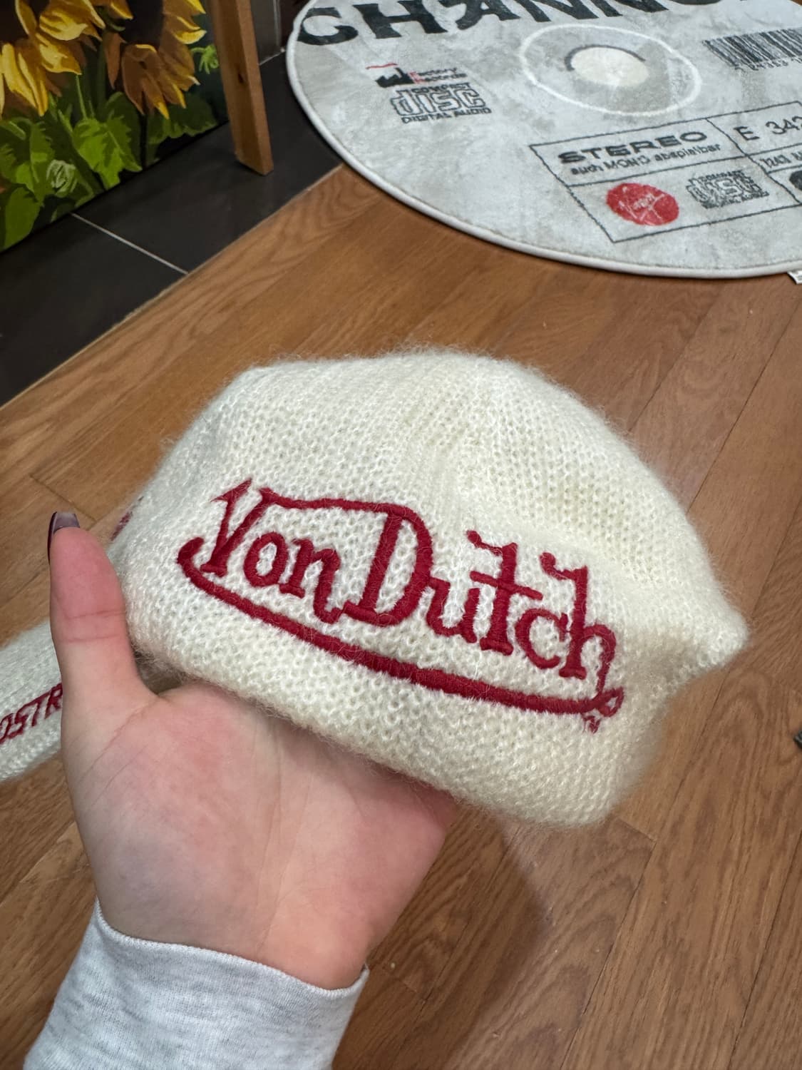 본더치 니트볼캡 화이트 아이보리 상품이미지4