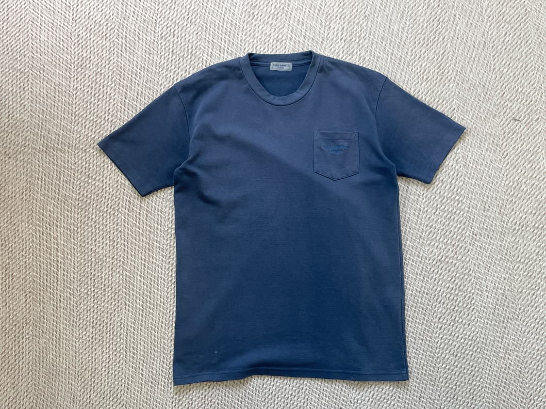 간사이 야마모토 와플 네이비 반팔티셔츠  상품이미지1