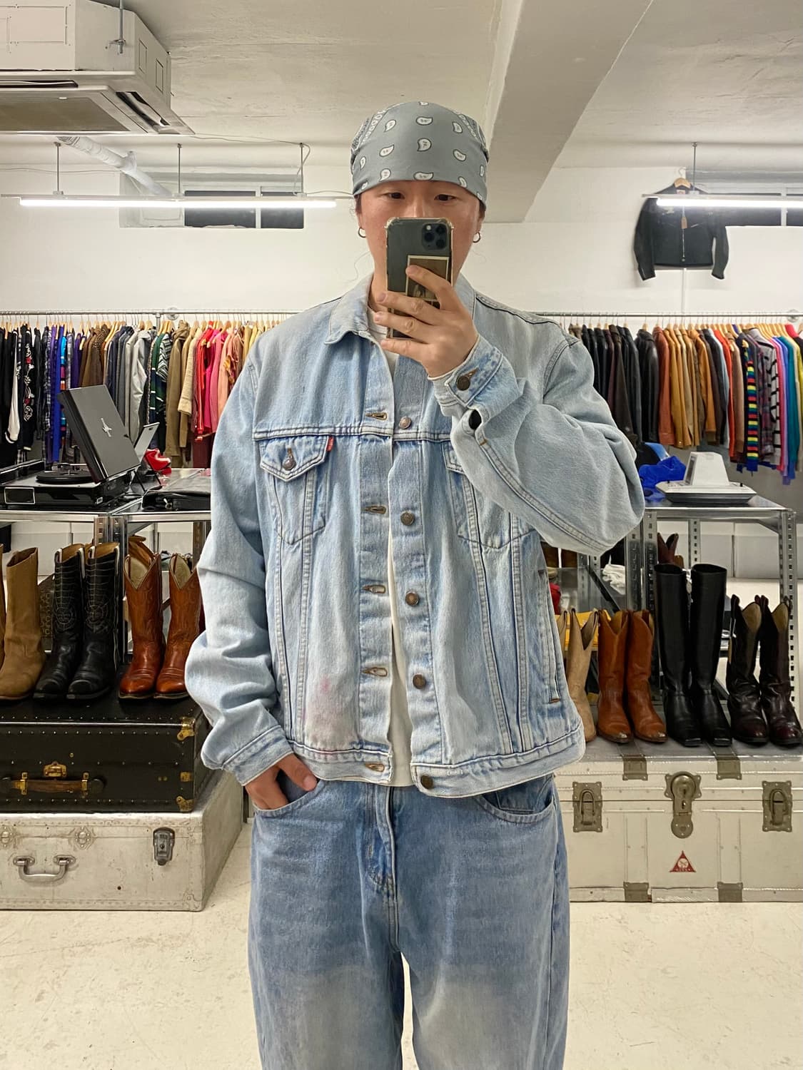 90s LEVI'S denim jacket 90년대 리바이스 데님자켓 상품이미지2