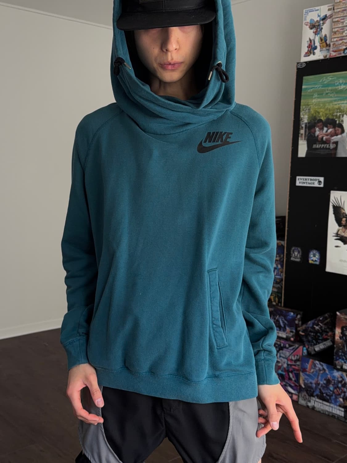 Nike 틸 터쿠아즈 레이어 후드 상품이미지6