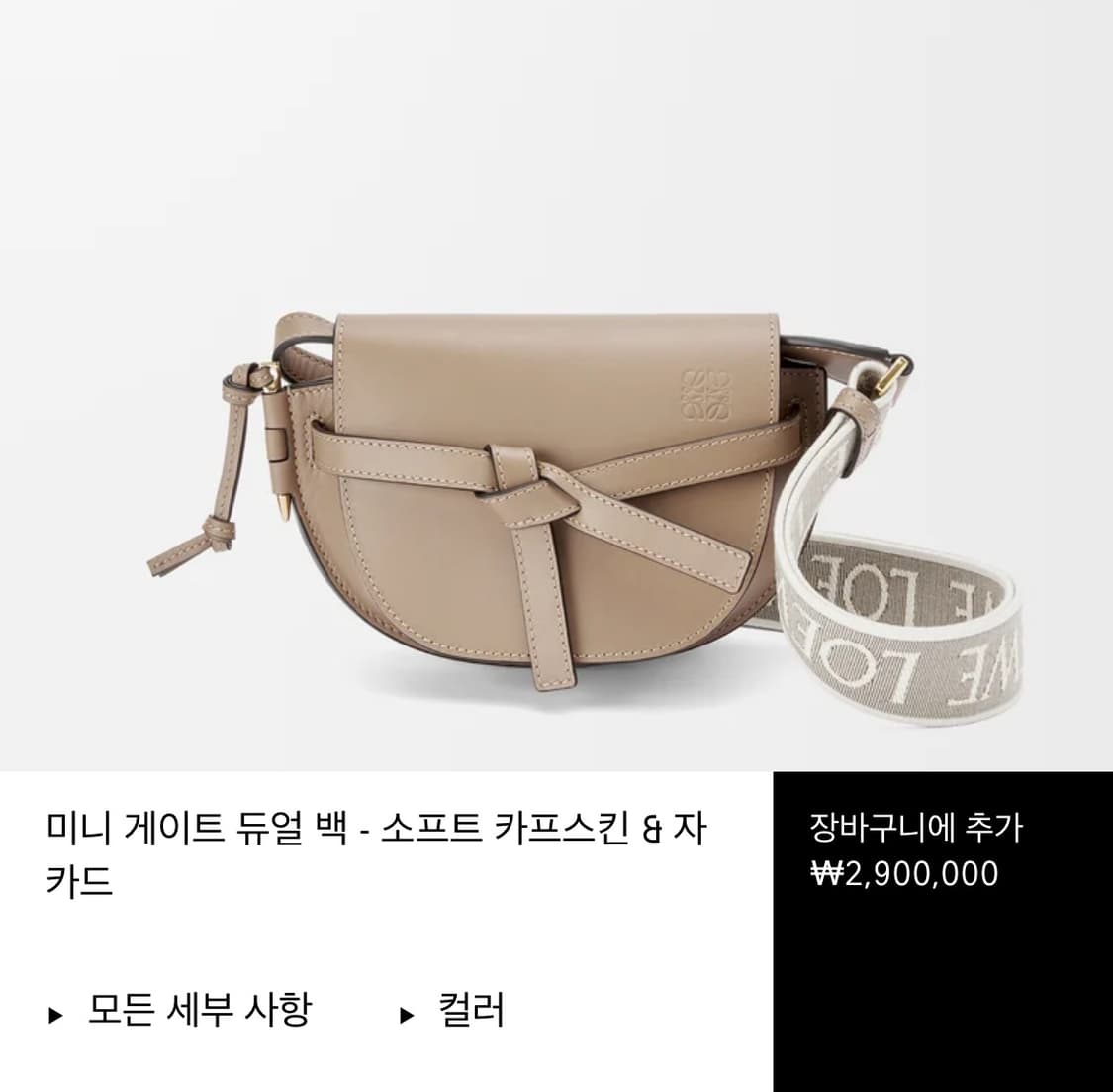 Loewe 로에베 미니 게이트 듀얼백 상품이미지10