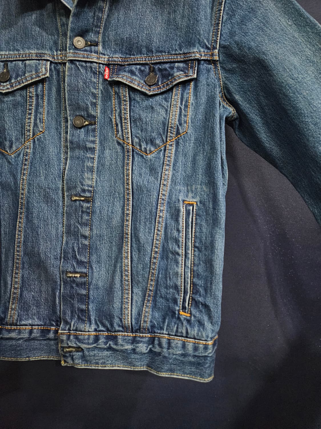 리바이스 블루 남성 95 데님자켓  상품이미지6