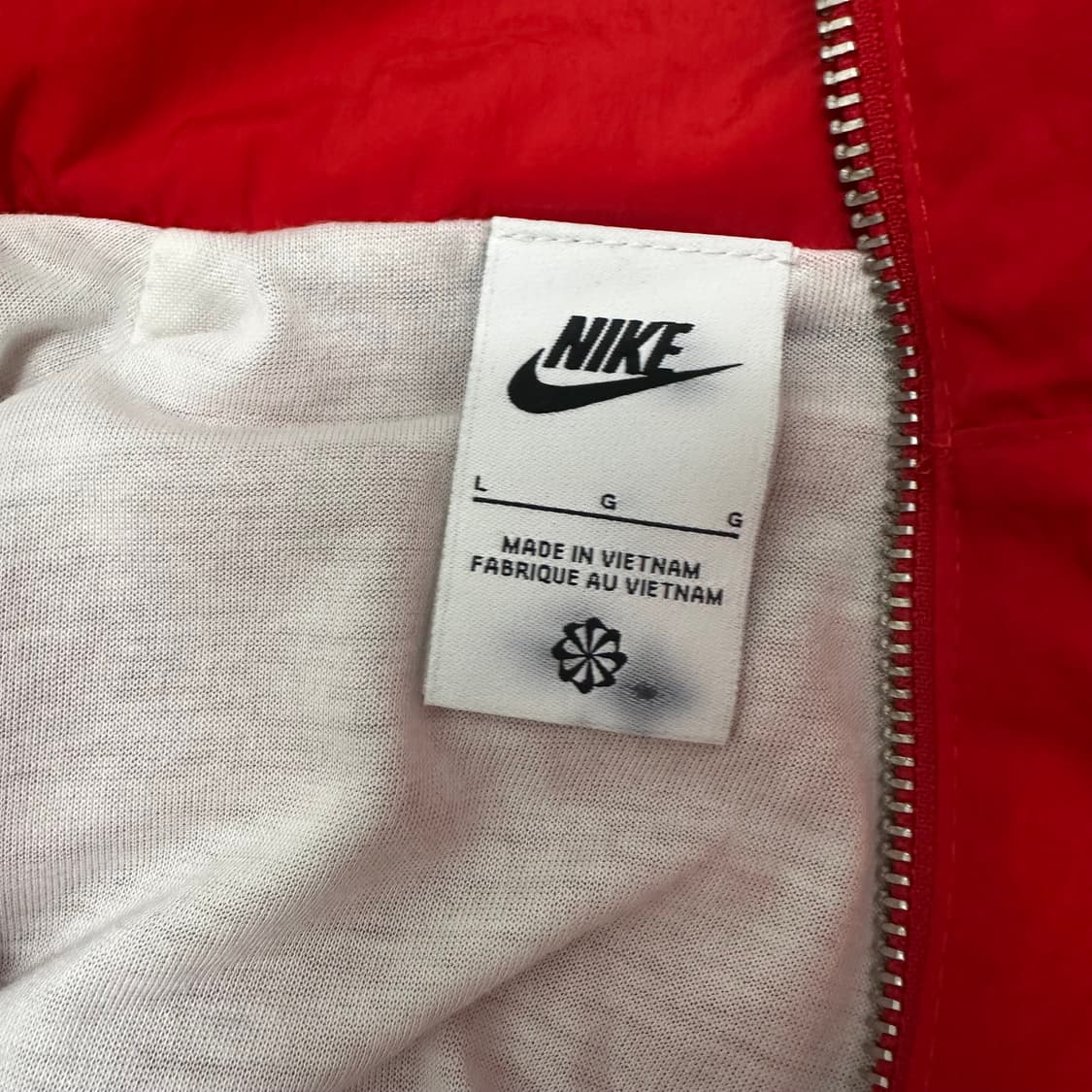 NIKE 나이키 여성 우븐 바람막이 자켓 레드 L 상품이미지8