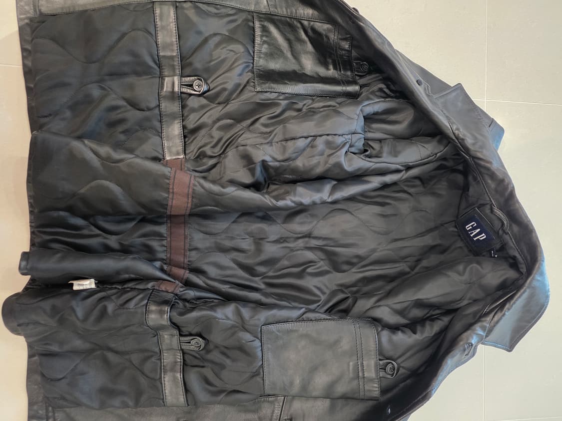 올드 갭 레더 카코트 M 상품이미지5