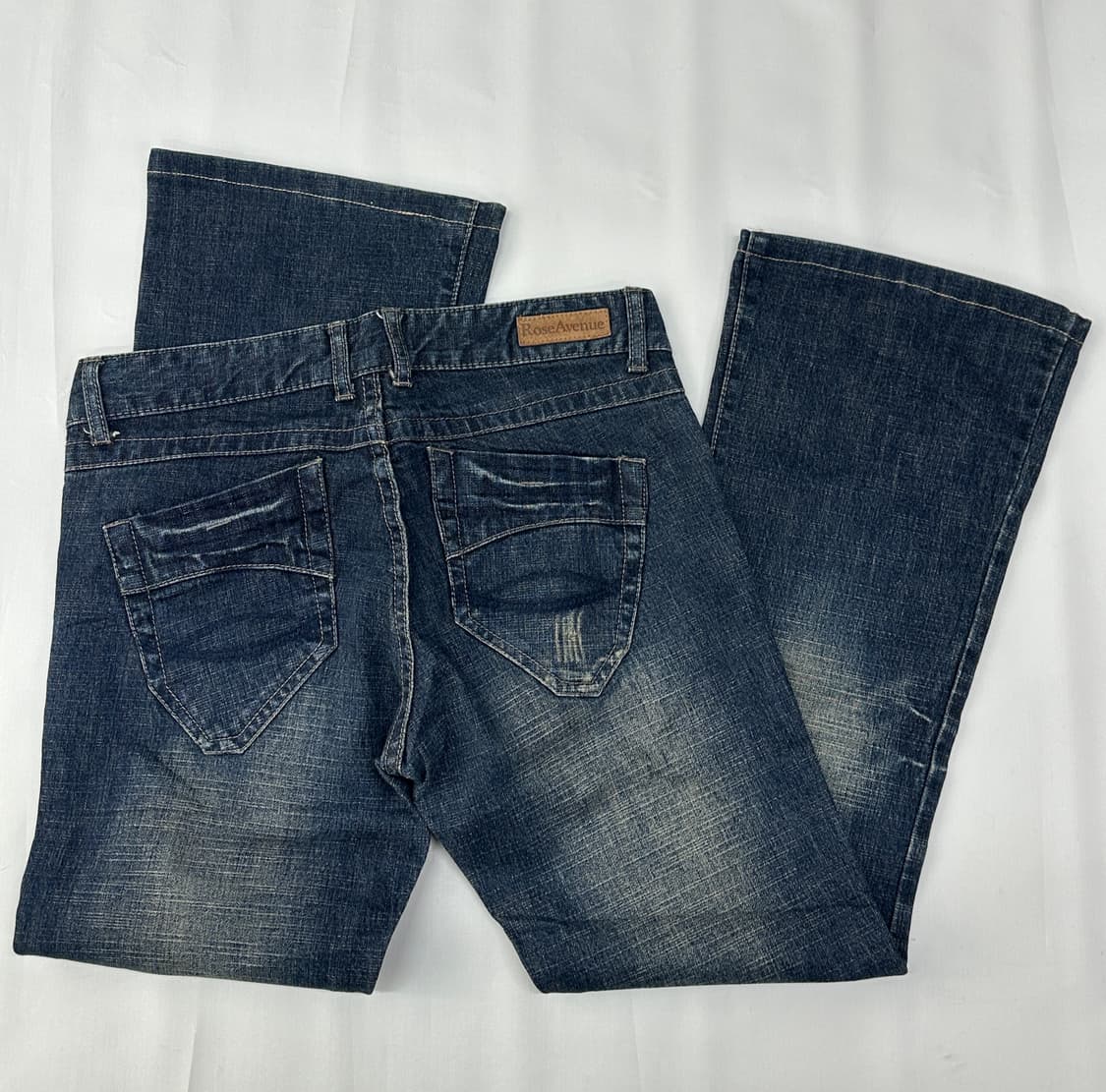 ⭐️로우라이즈 빈티지 워싱 데님 부츠컷 팬츠⭐️ 일본 빈티지 y2k 상품이미지4