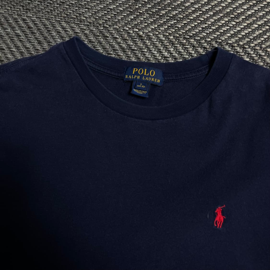 폴로 랄프로렌 레드 포니 자수 반팔 티셔츠y 5149 상품이미지3