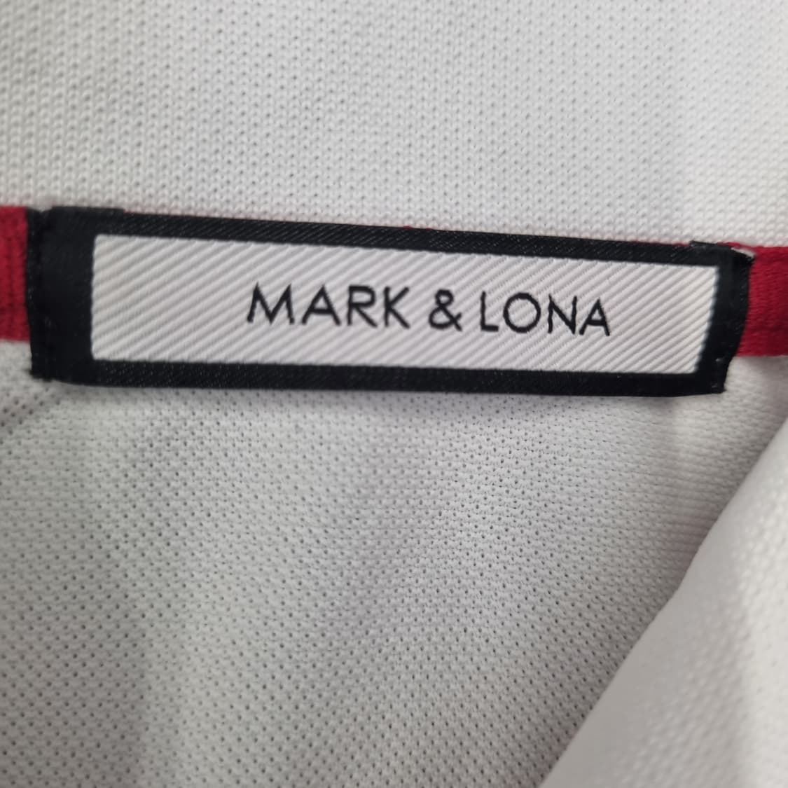 MARK & LONA 마크앤로나 화이트 반팔 폴로셔츠 상품이미지5