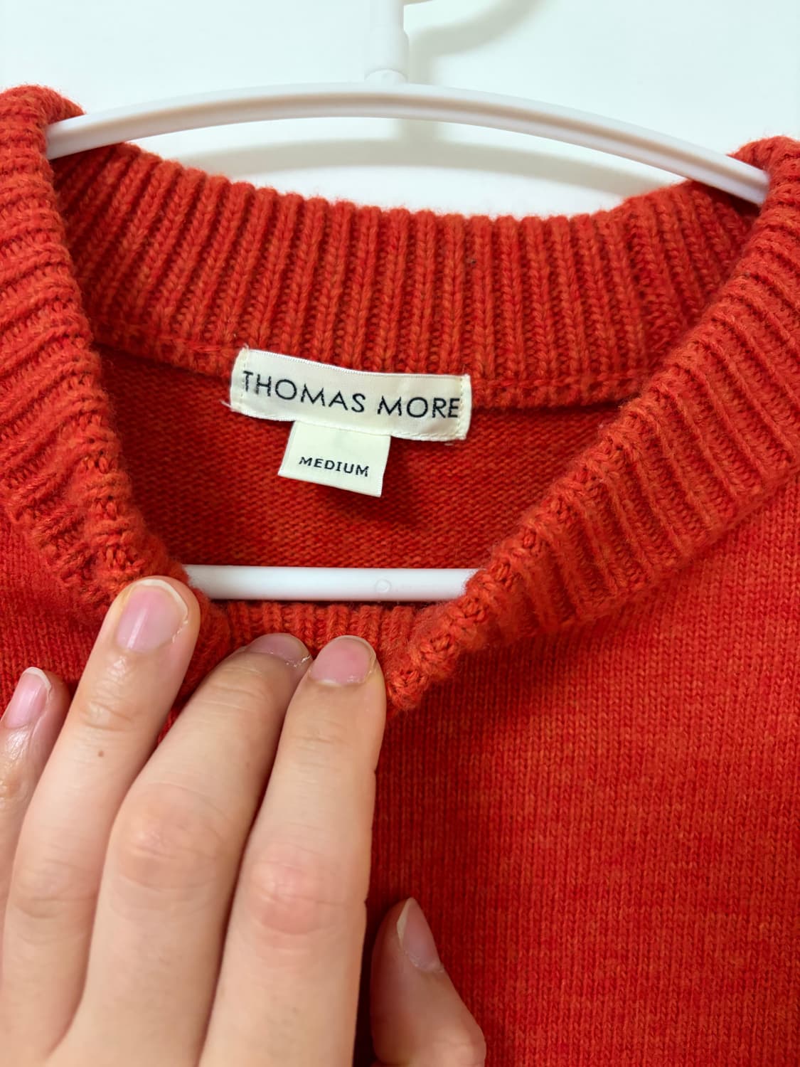 토마스모어 오렌지 니트 상품이미지2