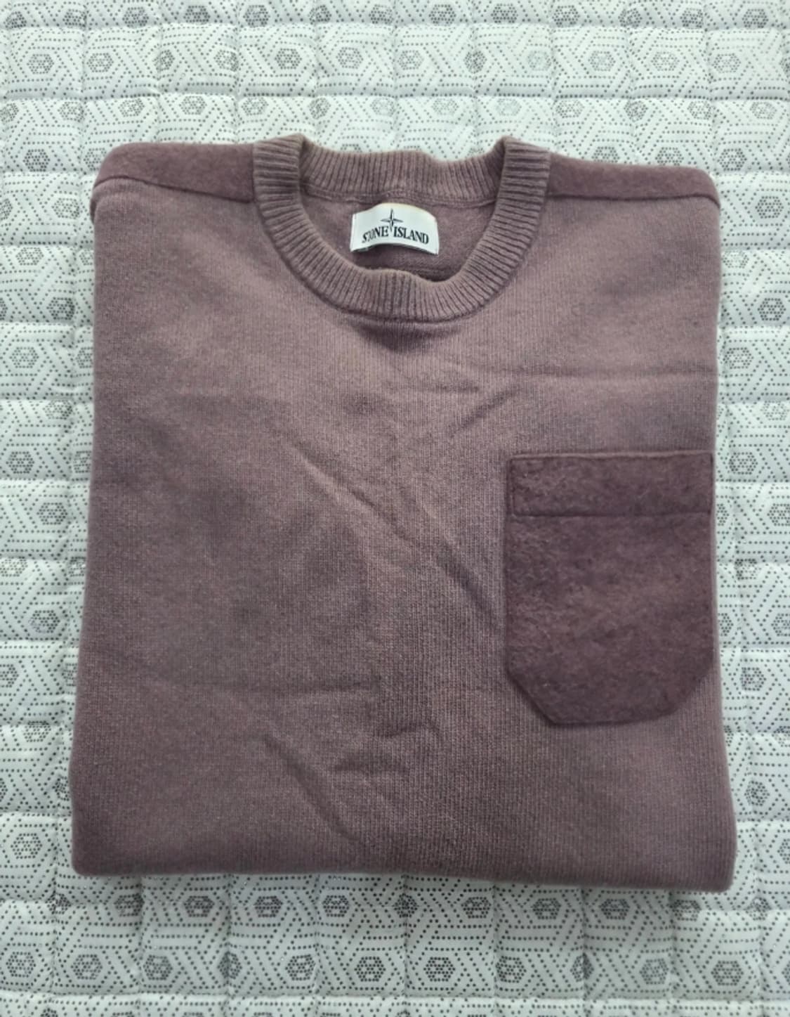 스톤아일랜드 울 혼방 가슴포켓 맨투맨 XL 상품이미지4