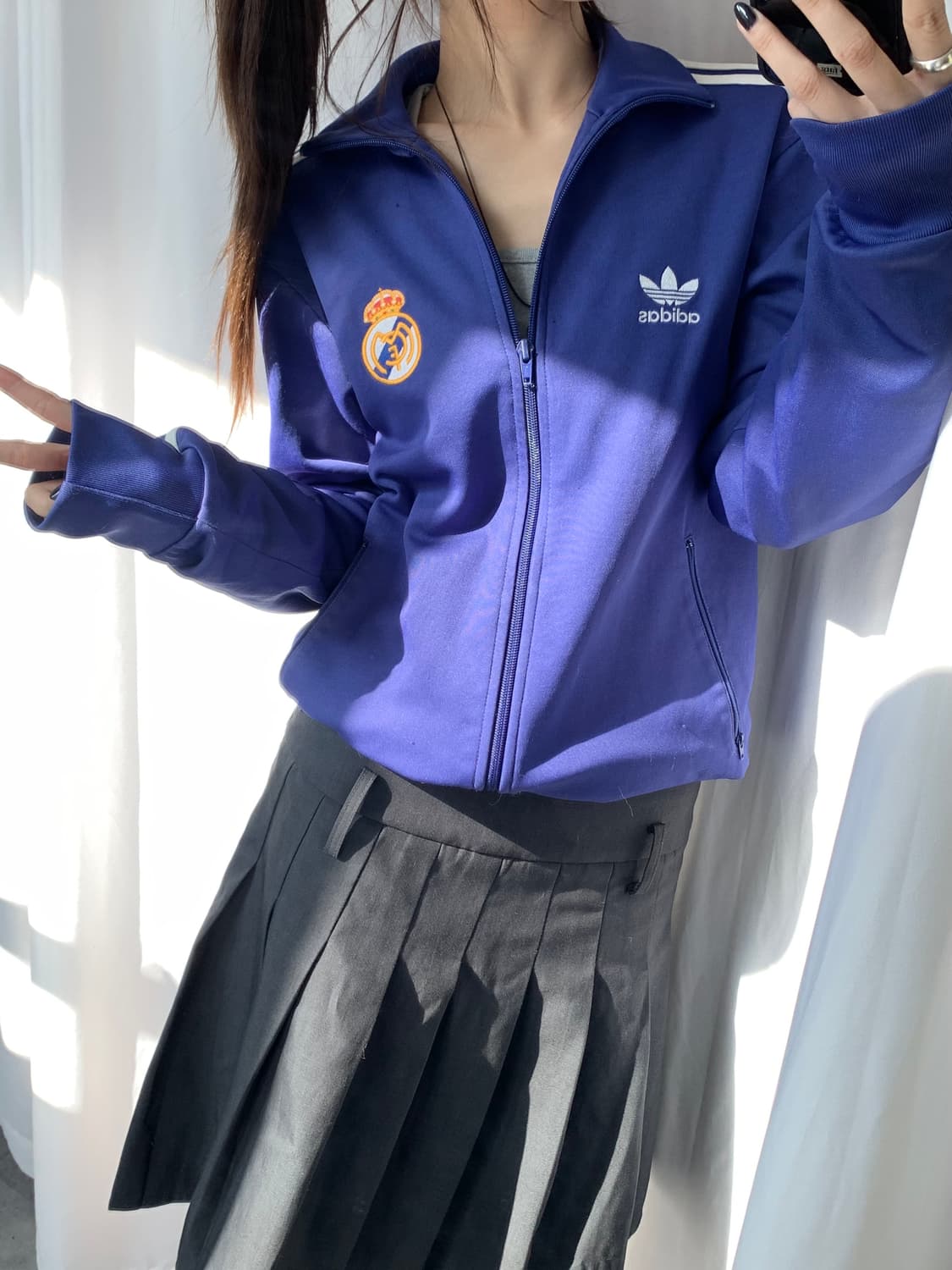 Adidas 아디다스 레알마드리드 퍼플네이비 트랙탑 상품이미지2