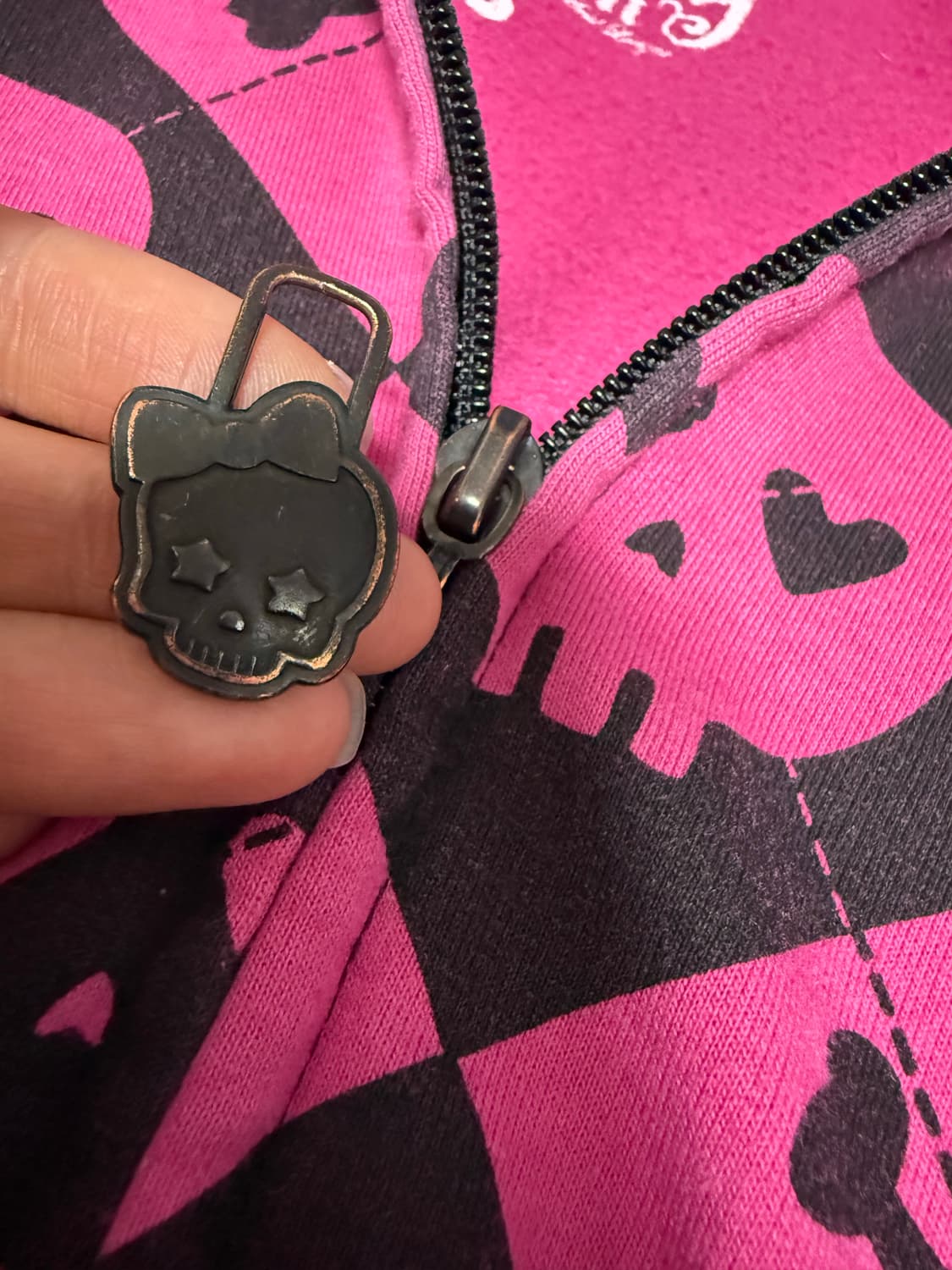 Abbey dawn 핑크 악마 후드집업 상품이미지4