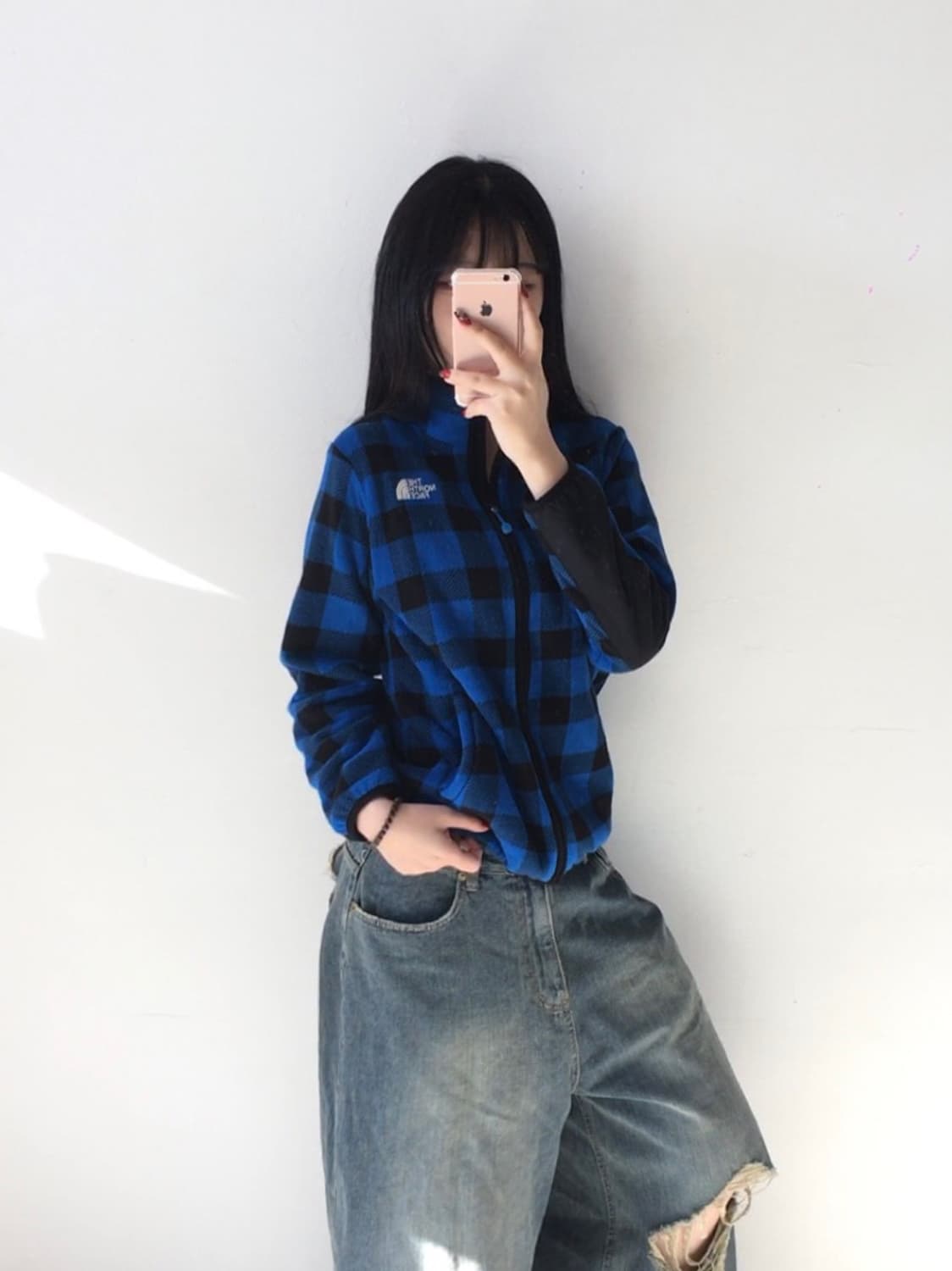 노스페이스 자수 플리스집업 상품이미지2